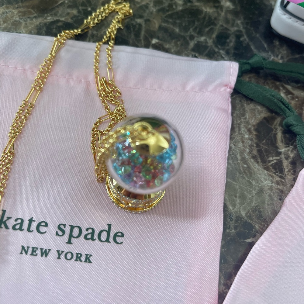 Kate Spade Treat Yourself Gumball Pendant Novelty Necklace - Picture 7 of 14
